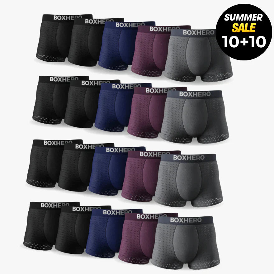 BOXHERO BAMBOO FIBRE BOXER SHORTS 1.0 - FOR ALL-DAY COMFORT