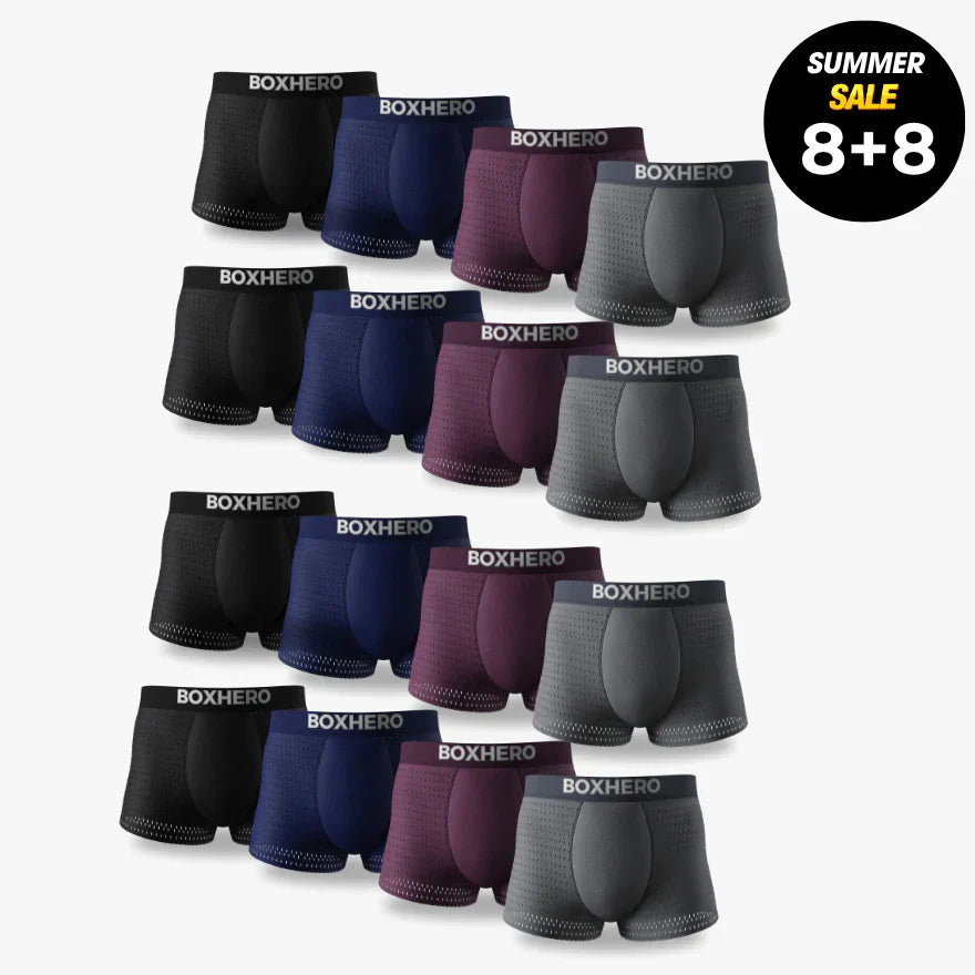 16-PACK BOXHERO BAMBOO FIBRE BOXER SHORTS 1.0