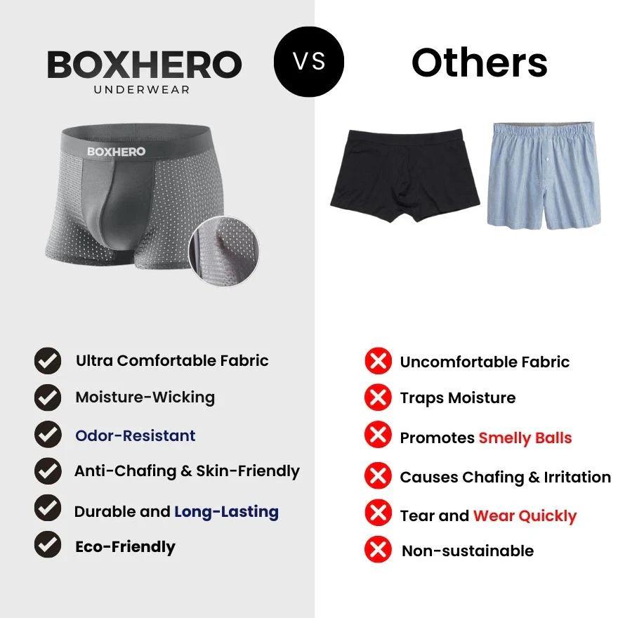 BOXHERO BAMBOO FIBRE BOXER SHORTS 1.0 - FOR ALL-DAY COMFORT