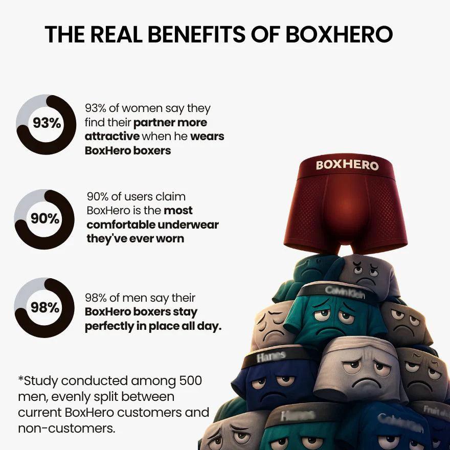 16-PACK BOXHERO BAMBOO FIBRE BOXER SHORTS 1.0